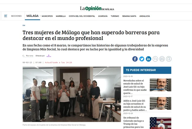 Tres mujeres de Málaga que han superado barreras para destacar en elmundo profesional